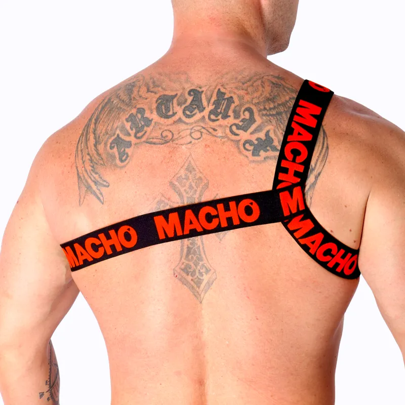 Macho - Roman Harness Red S/M 2
