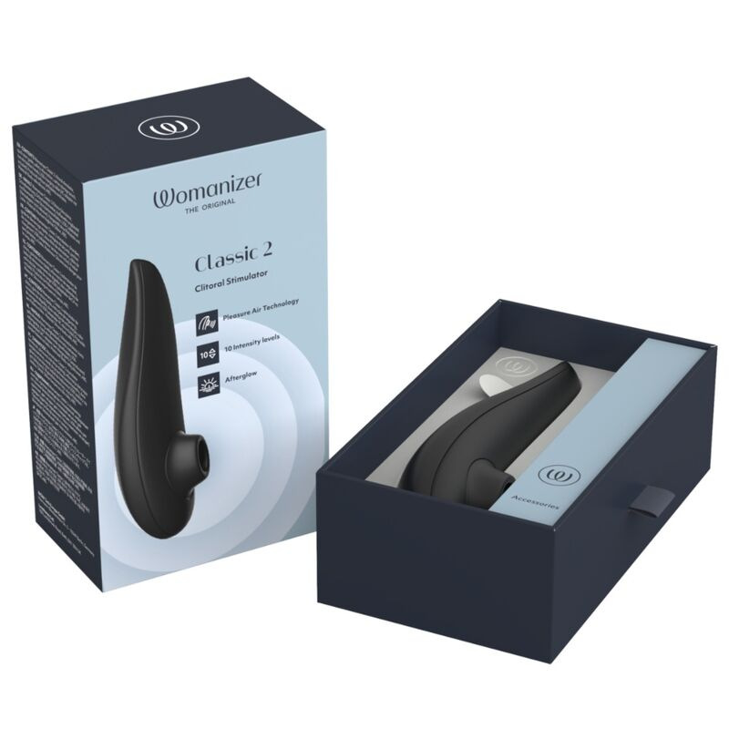Womanizer - classic 2 suction clitoral stimulator 10 intensity levels black 10