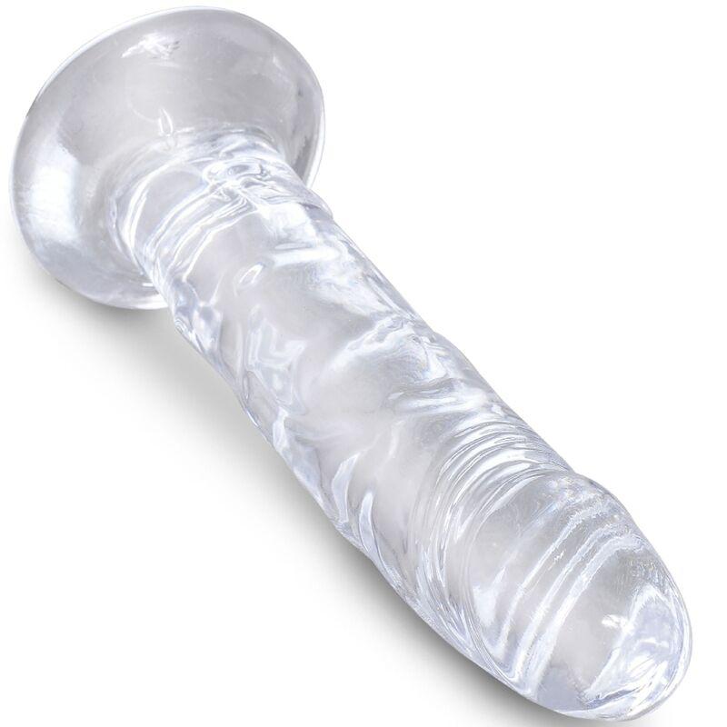 King Cock Clear - Realistic Penis 15.5 Cm Transparent 2