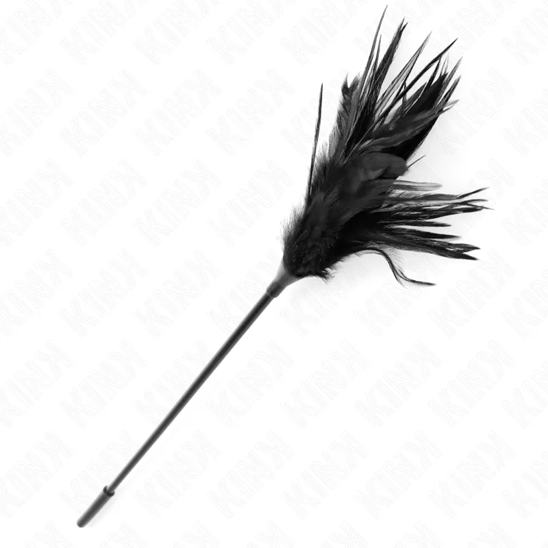 Kink - Multiple Black Tickle Feathers 45 Cm