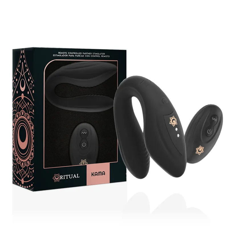 Ritual Kama Remote Couples Massager Azabache - Pre Páry 1