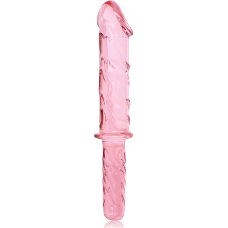 Nebula series by ibiza - model 24 dildo borosilicate glass pink 28.5 cm -o- 5 cm 4