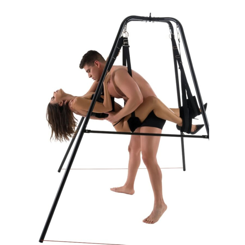 Hidden desire - extreme lovers swing with stand 5