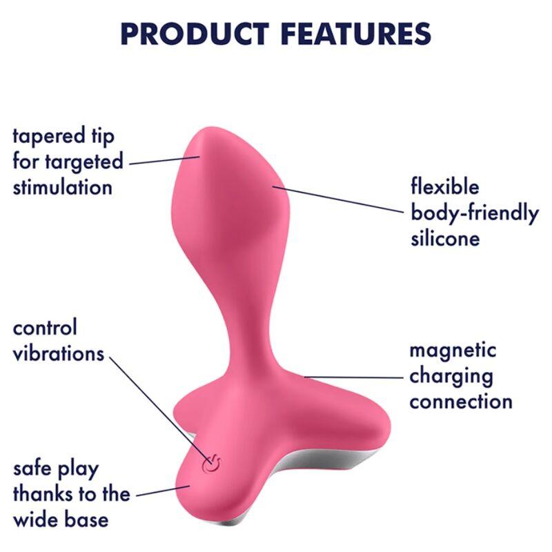 Satisfyer Game Changer Plug Vibrator Pink - Análny Vibrátor 3