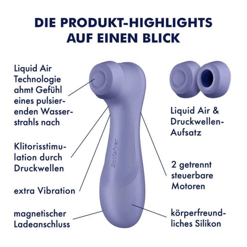 Satisfyer - Pro 2 Generation 3 Lilac - Stimulátor Klitorisu 2