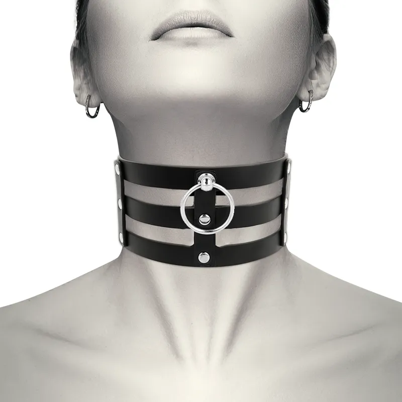 Coquette Hand Crafted Choker Vegan Leather  - Fetish 1