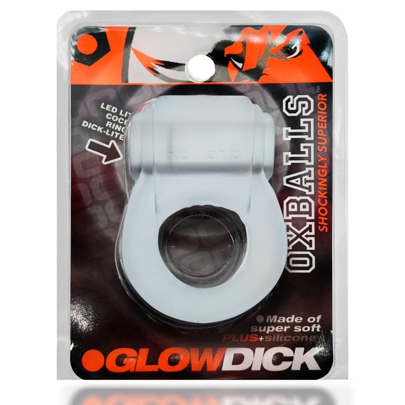 Oxballs - Glowdick Cockring With Led Clear Ice