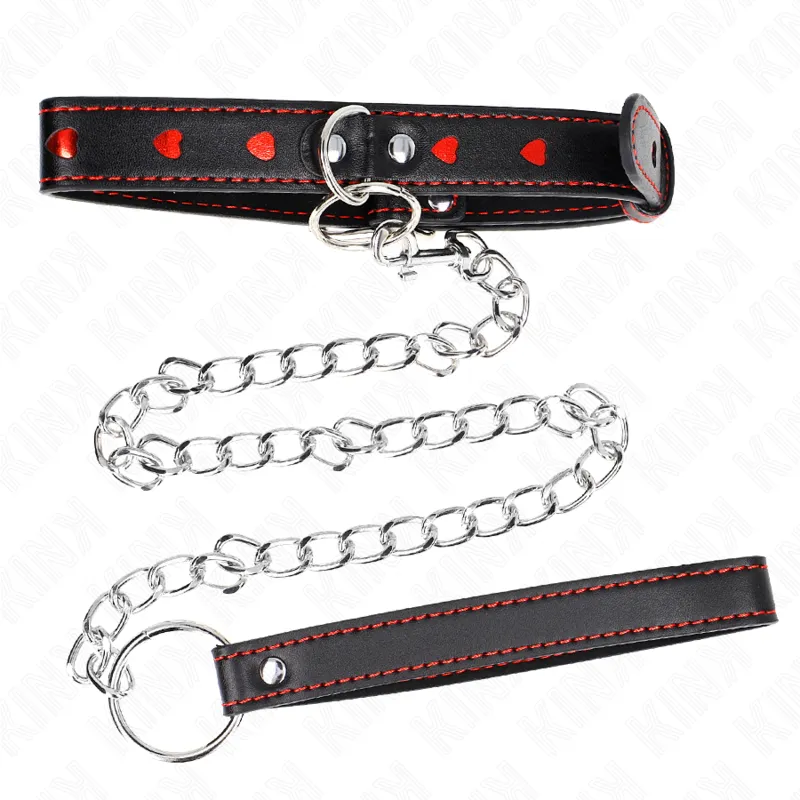 Kink - Necklace With Strap 65 Cm Heart Details 52.5 X 2.5 Cm 3