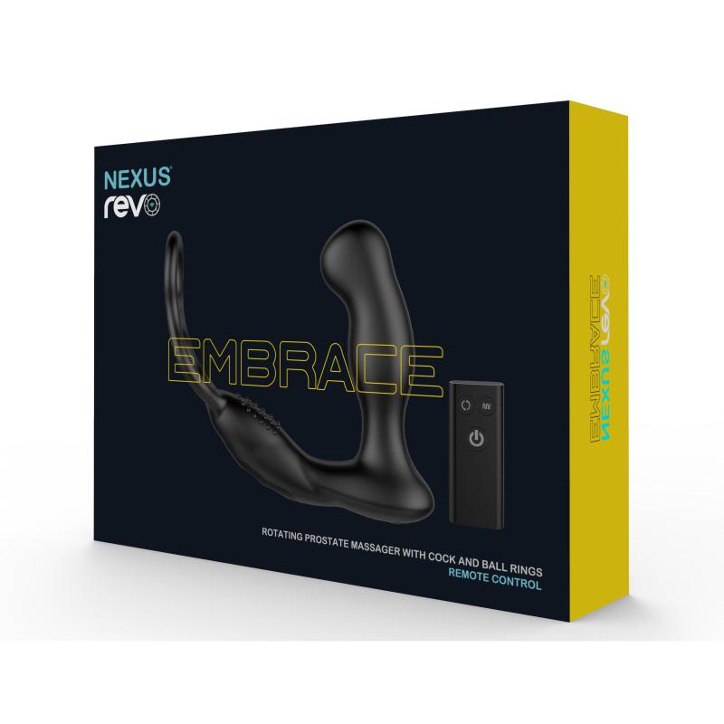Nexus - Revo Embrace Waterproof Remote Control Rotating Pros - Masér Prostaty 11