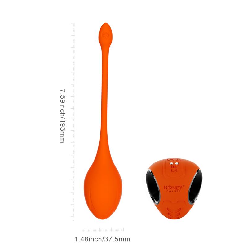 Honeyplaybox - Lili App-Controlled Egg Vibrator Orange 6