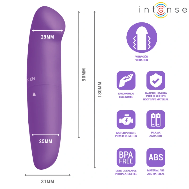 Intense - phil g-spot vibrator purple 13 cm 2