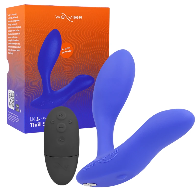 We-Vibe - Vector+ Vibrating Prostate Massager Royal Blue
