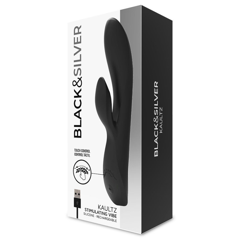 Black&silver - kaultz touch control vibrator 8