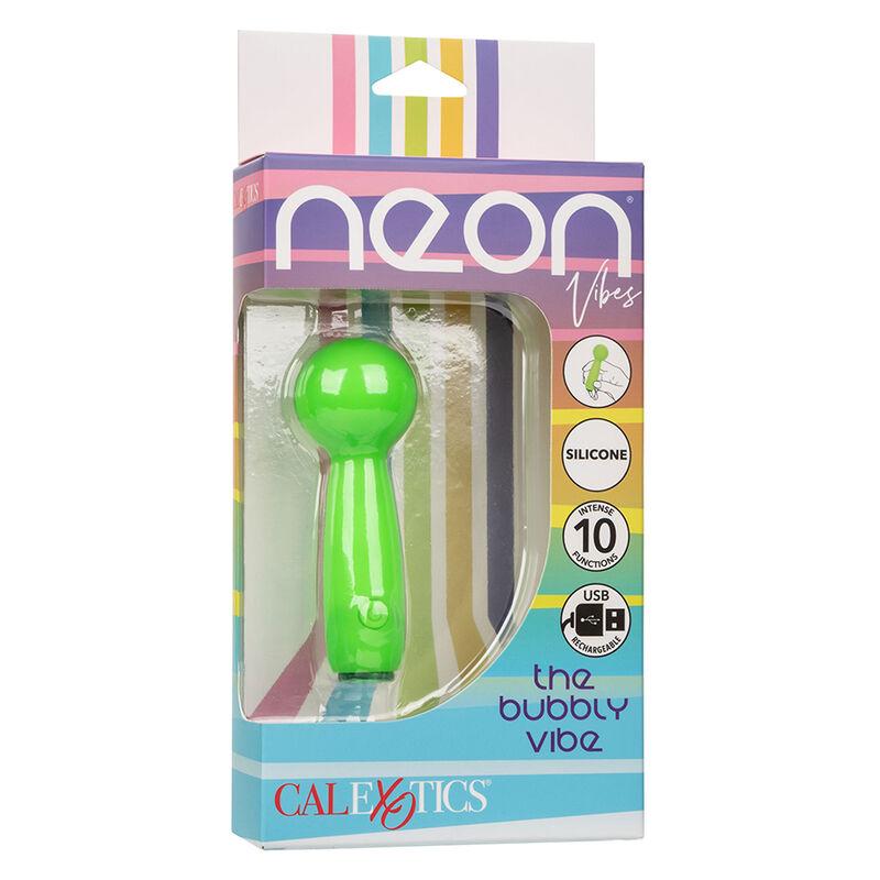 Calexotics - Neon Vibes The Bubbly Vibe Mini Massager 10 Vibrations Green