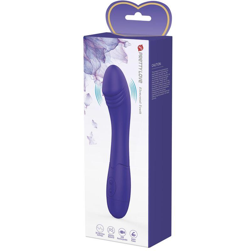 Pretty Love - Elemental Youth Violet Vibrator Dildo