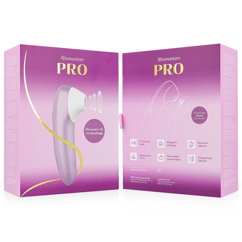 Womanizer - pro vibrant clitoral stimulator lilac 6