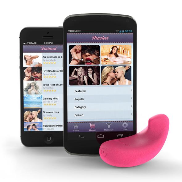 Vibease - Iphone & android Vibrator Version Pink