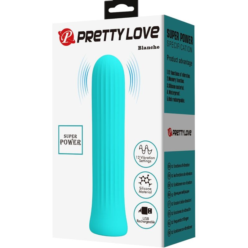 Pretty love - blanche blue stimulator vibrator 6