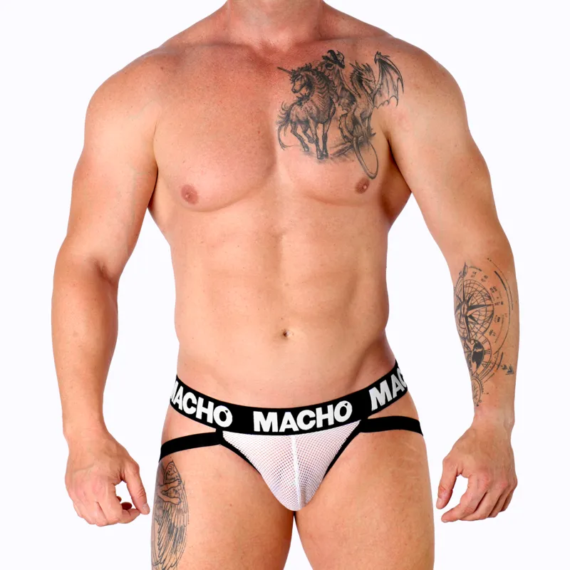 Macho - Mx26x1 Jock Net White L 4