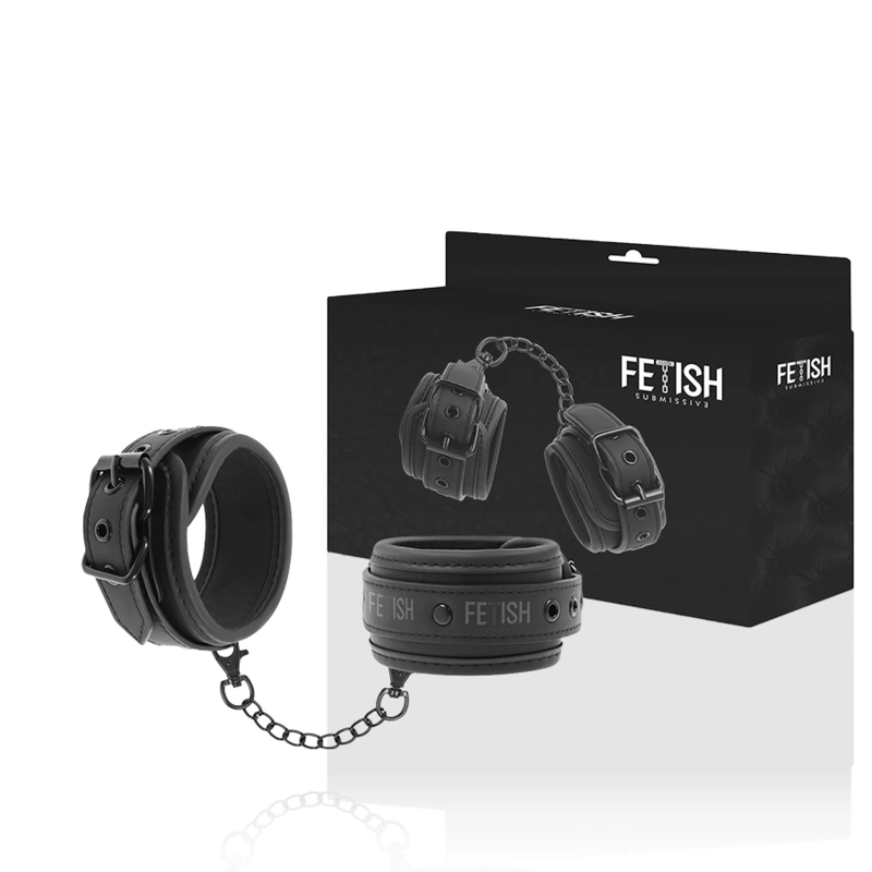 Fetish Submissive Handcuffs Vegan Leather - Putá 8