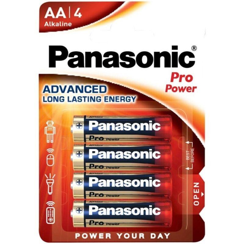 Panasonic - pro power alkaline aa battery lr6 blister*4