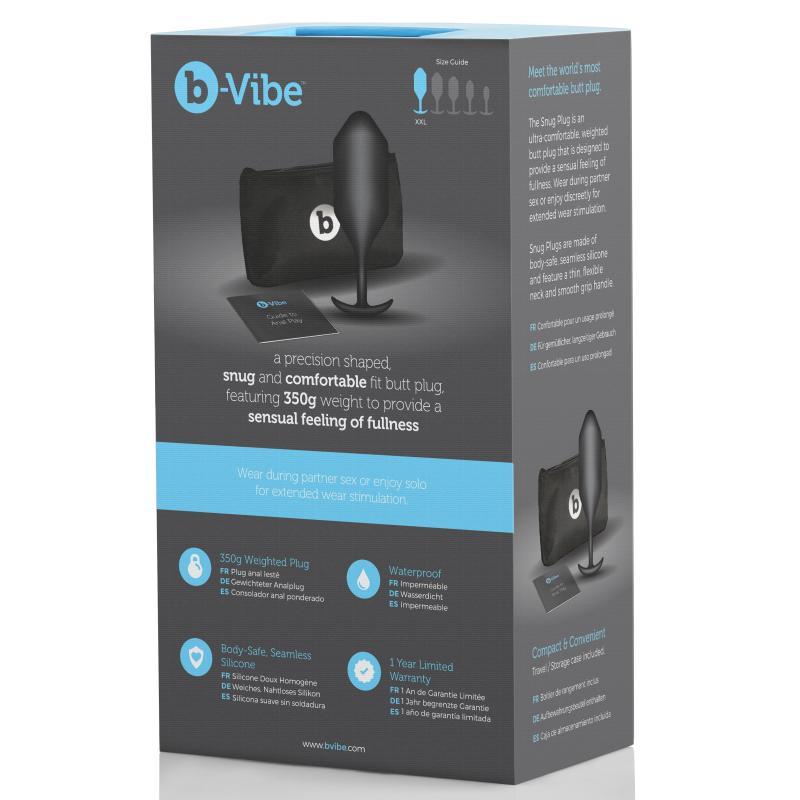 B-Vibe - Snug Butt Plug 5 Black 2