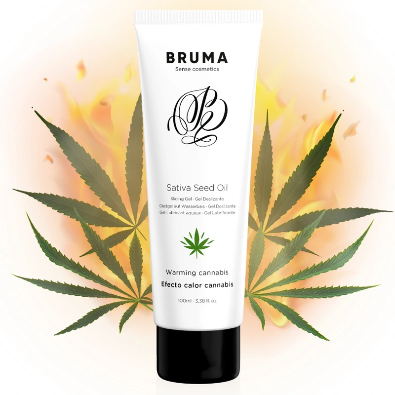Bruma - sativa seed oil sliding gel warming cannabis flavor 100 ml 6
