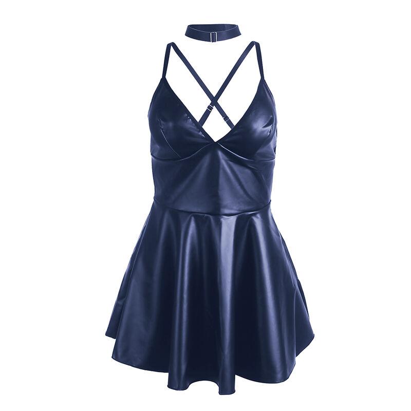 Subblime - 955427 dress with blue leather straps l/xl 4