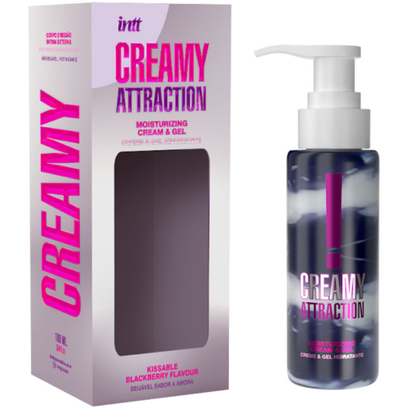 Intt releases - kissable blackberry flavor cream and gel 100 ml 2