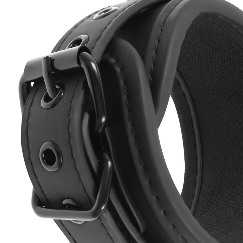 Fetish Submissive Ankle Cuffs Vegan Leather - Putá 3