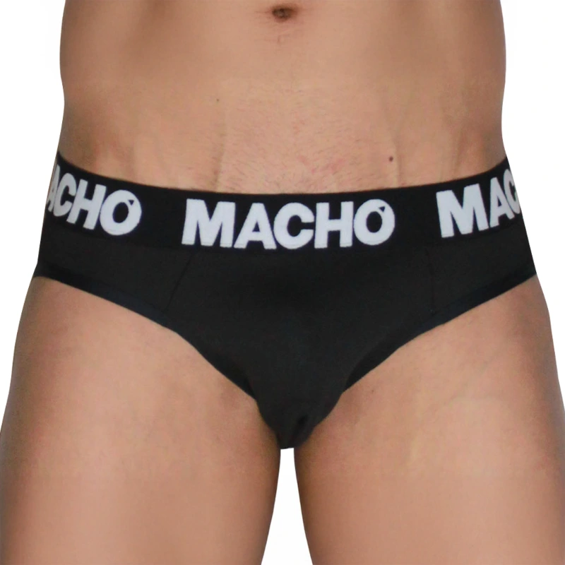 Macho - mch007 classic slip black + black xl 1