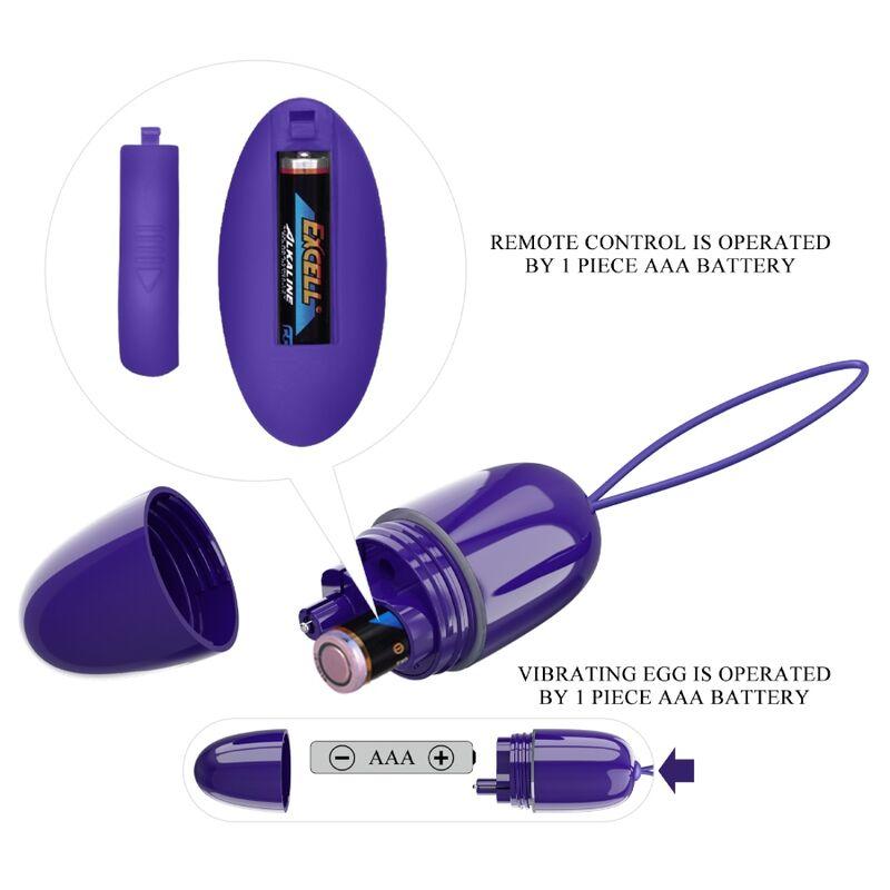 Pretty Love - Selkie Youth Mini Vibrating Egg Violet Remote Control 5