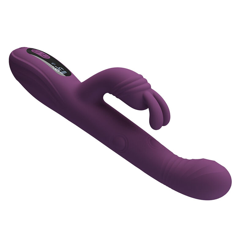 Pretty love - dee multifunction rabbit vibrator oscillating and percussion purple 2