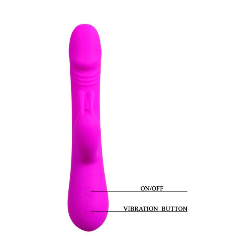 Pretty Love Flirtation - Clement Vibrator With Rabbit 5