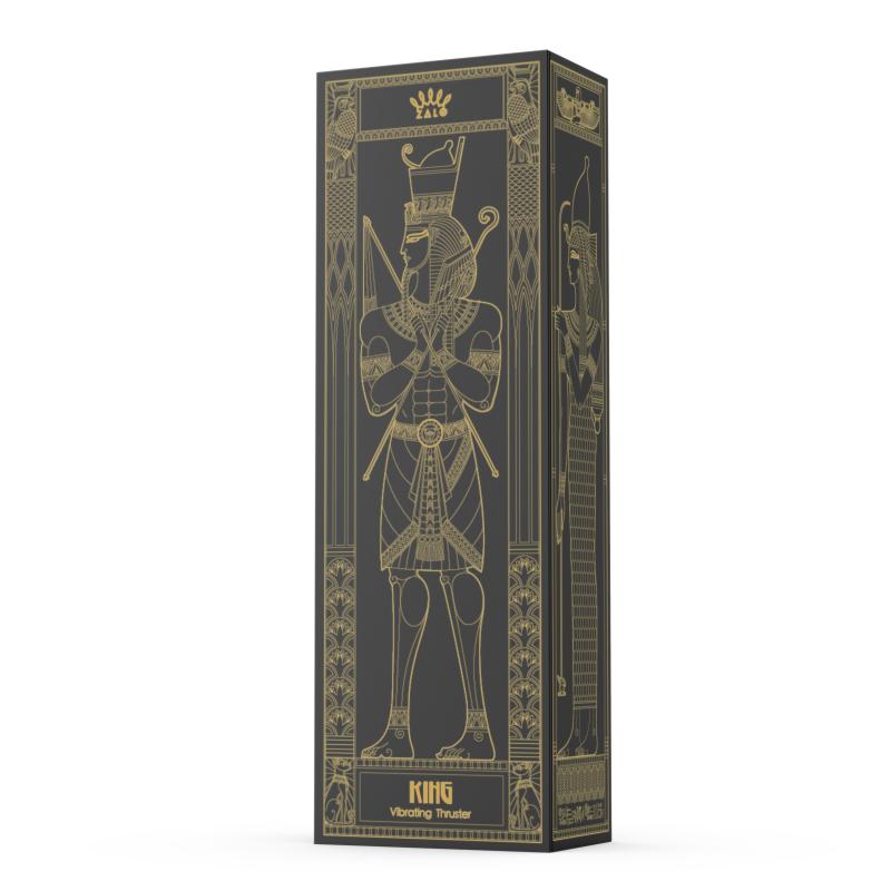 Zalo - King Vibrating Thruster Wine Red - Vibrátor 11