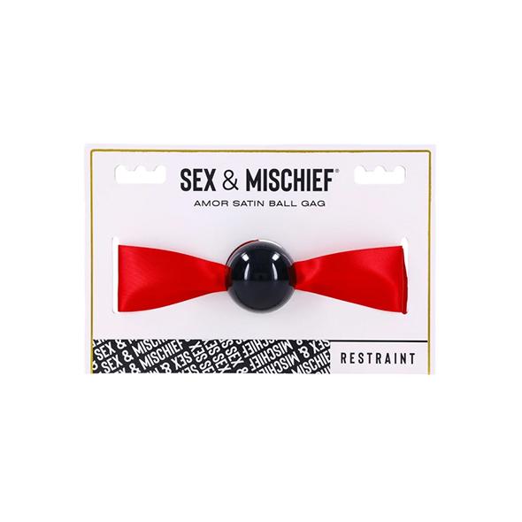 Sportsheets - Sex & Mischief Amor Satin Ball Gag 6