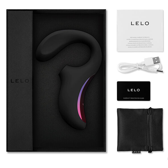 Lelo - enigma double suction stimulation massager black 11