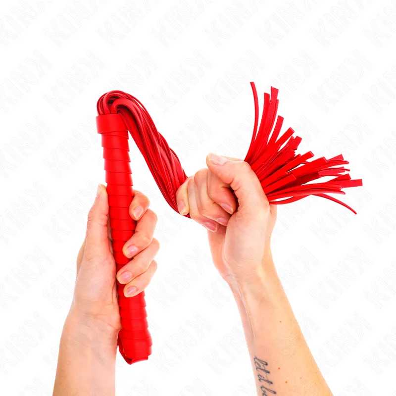 Kink - Whip With Red Textured Handle 48.5 Cm 4
