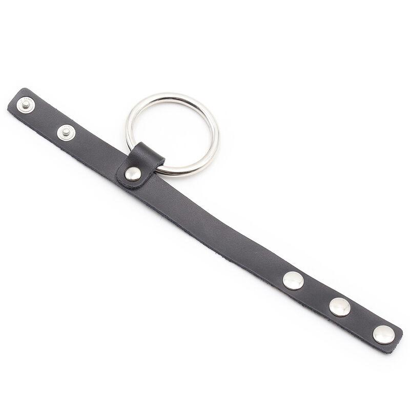 Ohmama Metal Cock Ring With Ball Divider 3
