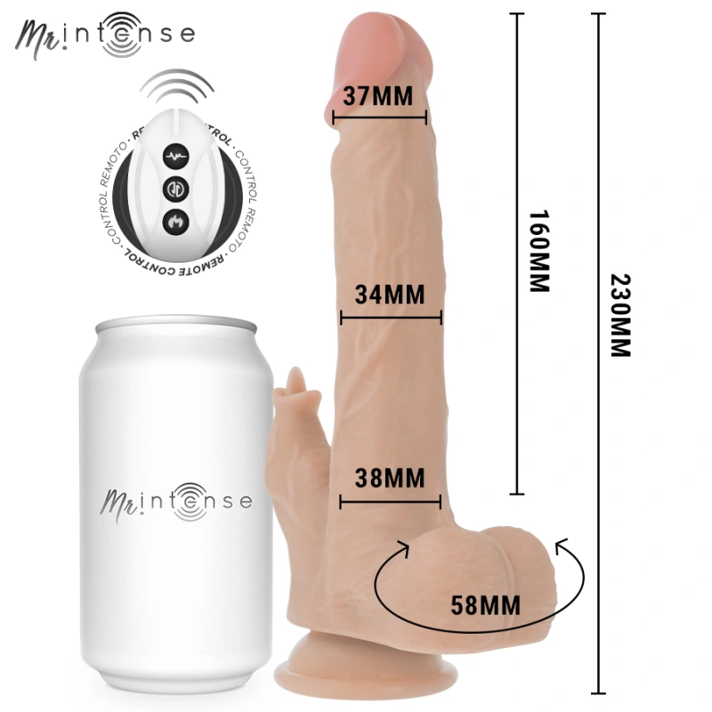 Mr intense - redford realistic penis remote control 23 cm -o- 3.5 cm 1