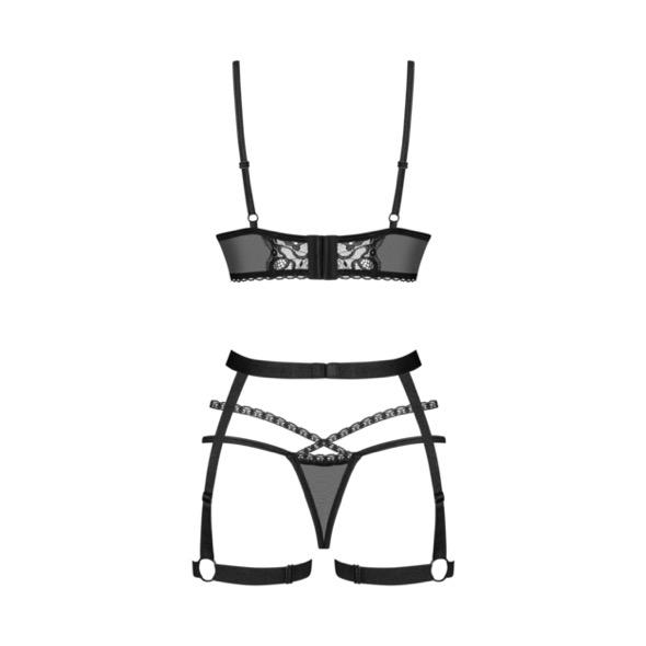 Obsessive - Blomentis 3-Pcs Set Black M/L