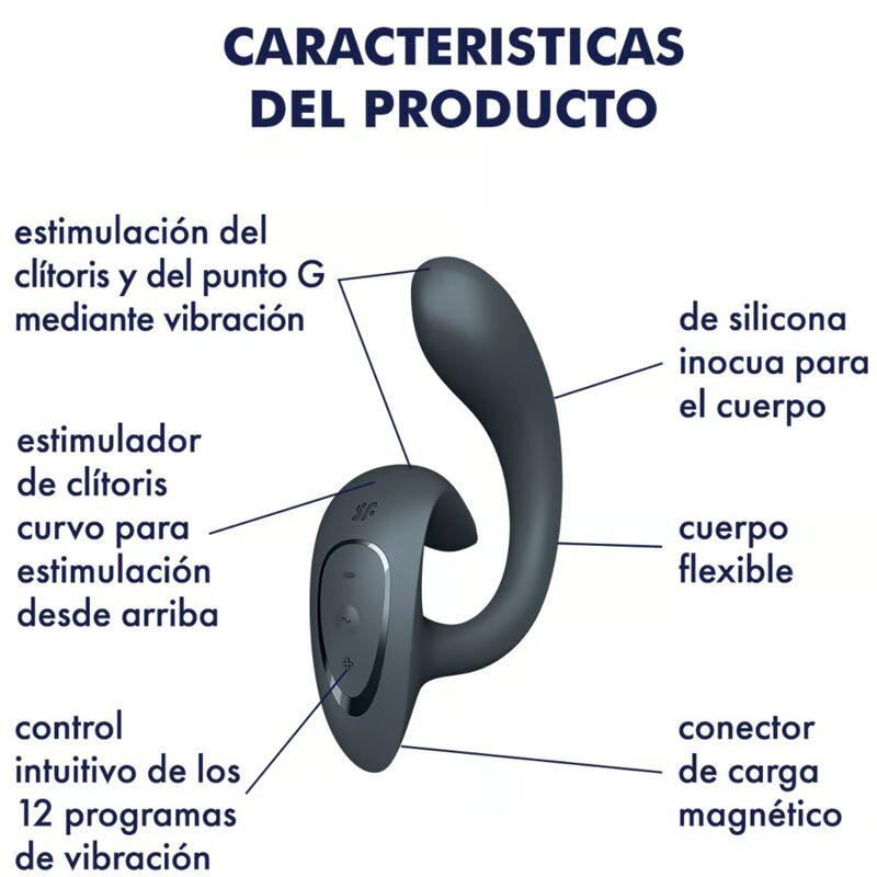 Satisfyer - G For Goddess 1 Rabbit Vibrator Dark Gray 3