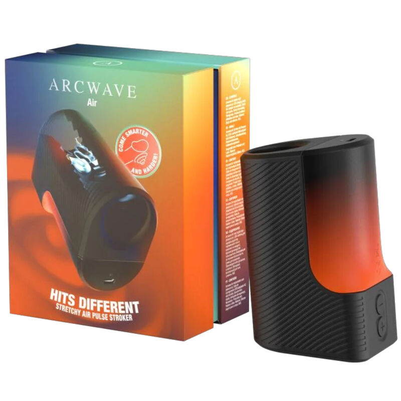 Arcwave - air stretchy male stroker with air pulses and 6 intensity levels black 3