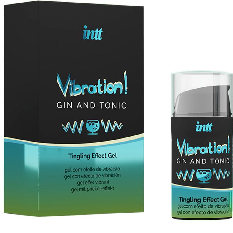 Intt - Powerful Intimate Stimulant Liquid Vibrating Gel Gin & Tonic 15ml 1