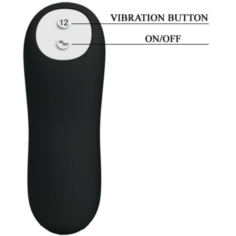 Pretty Love Bottom Silicone Anal Plug Penis Design 12 Modes 4