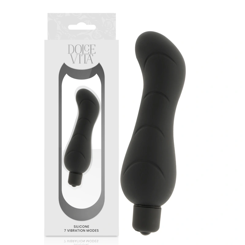 Dolce vita - g-spot black silicone