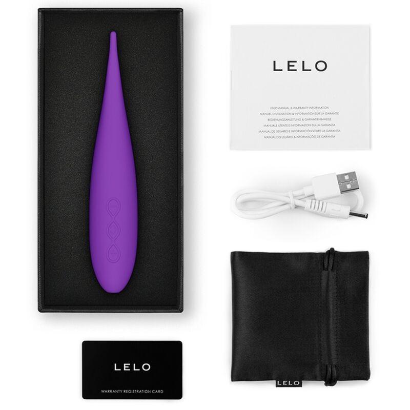 Lelo - Dot Travel Clitoris Stimulator Purple 3