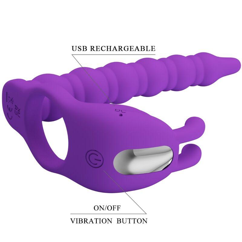 Pretty love - blackney penis ring with lila vibrator plug 4