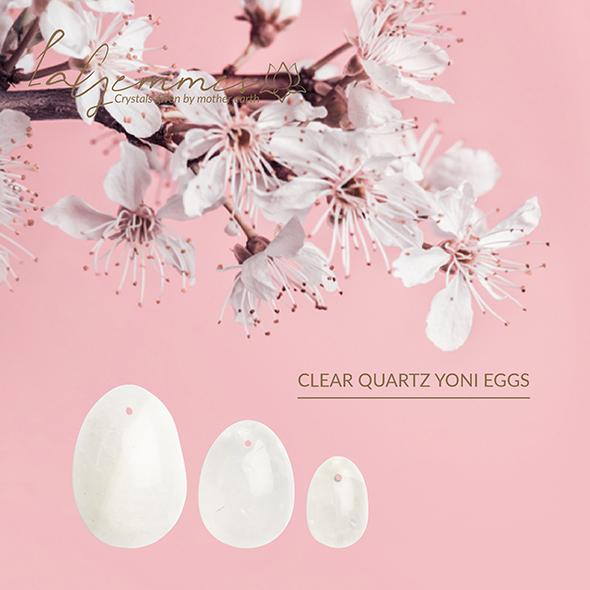 La Gemmes - Yoni Egg Clear Quartz (L) 10