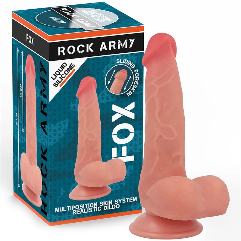 Rockarmy - liquid silicone fox 19 cm -o- 3.2 cm 7